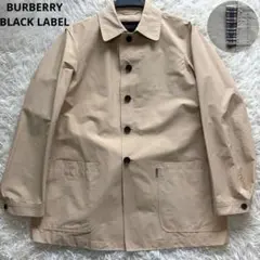 極美品　バーバリーブラックレーベル ノバチェック コットンワークジャケット　Ｍ