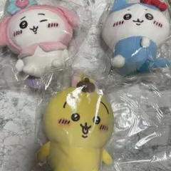ちいかわ　サンリオキャラクターズ　ぬいぐるみS 3体セット　うさぎ　ハチワレ