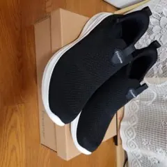 Foxsense メンズカジュアルシューズ 27.5cm 黒