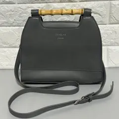 JEWELNA ROSE バンブーハンドル ハンドバッグ　ショルダーバッグ