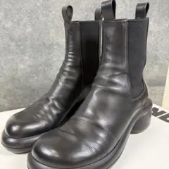 JIL SANDER サイドゴアブーツ カーフレザー イタリア製 箱付 黒 38のサムネイル