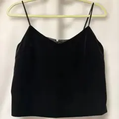 COCODEAL ココディール ベロア ブラック ビスチェ キャミソール