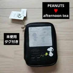 ♥️PEANUTS×afternoon tea♥️未使用タグ付　ダイカットポーチ