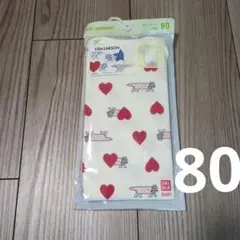 【UNIQLO】新品未使用　LISA LARSON ボディスーツ 80 ハート柄