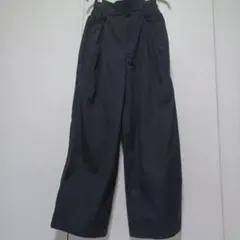 uniqlo u ハイウエストツータックパンツ ブラック 61