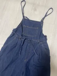 ヘザー　サロペット デニム　フリー　オーバーオール　オールインワン