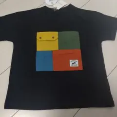 【新品】LB CLUB マルチカラーポケット Tシャツ ブラック 120cmのサムネイル
