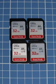 SanDisk Ultra SDカード 32GB 4枚セット