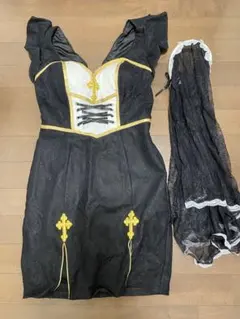 sugar jewels シスター黒白レースドレス　ハロウィンコスプレ