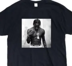 男女兼用　Travis Scott トラヴィススコットTシャツ ラップT/黒