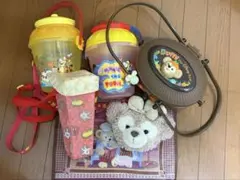 ディズニー　シェリーメイポシェット　ポップコーンバケット他　プーさんダッフィー