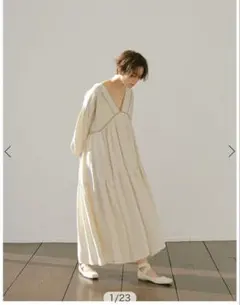 エトレトウキョウ/リネンボリュームマキシドレス