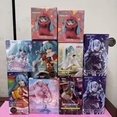 新品未開封　かわいい初音ミクちゃん　フィギュア10点セット