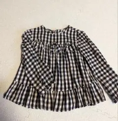 ZARAベイビーガール　ザラ　kids 104cm　チェックシャツのサムネイル