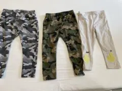 next 迷彩、赤ちゃん本舗　レギンスパンツ　3枚セット 92センチ