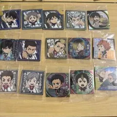 ハイキュー　にふぉるめーしょん　ウエハース　シール　15点セット