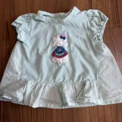 familiar 100cm ミントグリーン Tシャツ