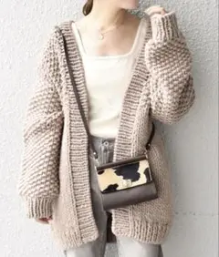 ハンドニット カーディガン