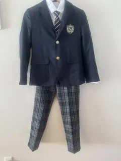 COMME CA ISM フォーマルスーツ チェック柄 150cm,140cm