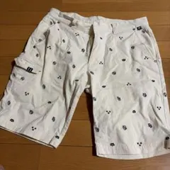 ゴルフウェアショートパンツ 総柄 ホワイトのサムネイル