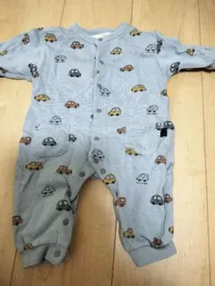 【バースデイ】50〜60　車柄カバーオール