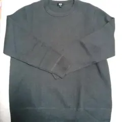 新品　UNIQLO ウォッシャブルミラノリブセーター　ダークグレー Lサイズ