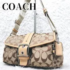 coach one shoulder bag soho brown 11441 - メルカリ