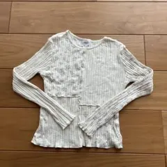 ZARA ホワイト 長袖 トップス 130