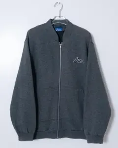 Euro "ASICS" bomber type zip up sweatのサムネイル
