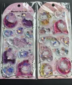 正規品！サンリオ　ウォーターインシール　2枚　セット価格です！