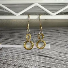 ゴールドシルバーフープピアス金具アレルギー対応