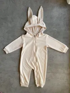 KIDS TALES ロンパース アイボリー うさぎ ハロウィン 仮装 80