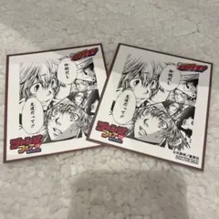 リボーン ジャンプフェア 特典ミニ色紙 2枚セット