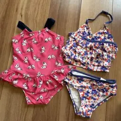美品　BABYGAP 80 ワンピースとホルターネックビキニの2枚セット