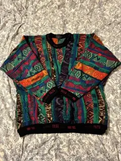 COOGI マルチカラーニット セーター