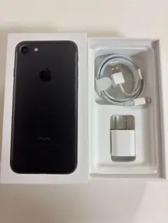 Apple iPhone 7ブラック 充電ケーブル