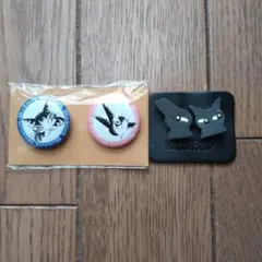 わちふぃーるど　缶バッジ レザーバッジ　セットのサムネイル