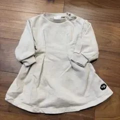 BAYDOLL トーレナー ベージュ 長袖 ワンピース サイズ90