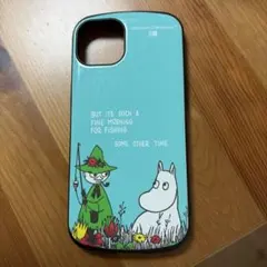 ムーミン iPhone13.14 ケース 水色のサムネイル