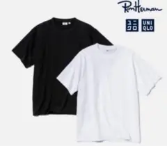 ユニクロ　ロンハーマンコラボTシャツ　Mサイズ２枚セット（白黒１枚ずつ）