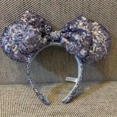【超美品】　ディズニー ミニー　スパンコール　カチューシャ