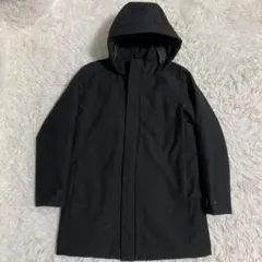 【美品】UNIQLO ハイブリッドダウンコート ブラック Mサイズ