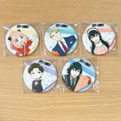 SPY×FAMILY トレーディング缶バッジ　マルイ　5点セット！