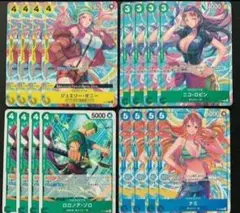 ワンピース カード プロモ 交流会 ゾロ ナミ ニコ・ロビン ジュエリー・ボニー