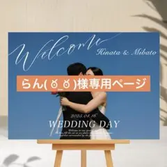 らん( ఠ_ఠ )様専用　ウェルカムボード　パネル　結婚式　ウェルカムスペース