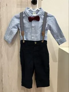 キッズスーツ　長袖 ネイビー フォーマル 70cm