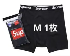 Supreme Hanes Boxer Briefs 1枚 M BLACK