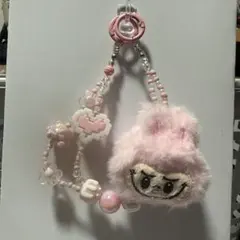 ハンドメイド 携帯ストラップ ラブブ