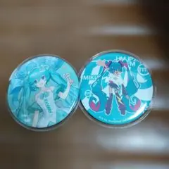 初音ミク 缶バッジ 2個セット