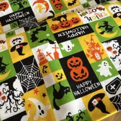 ハロウィン柄 綿プリント生地 【１m 20cm】